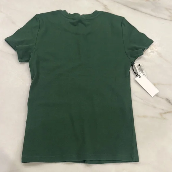 TNA NEW WITH TAGS emerald green BABY HIP short sleeve tshirt so.e medium. - Picture 5 of 5